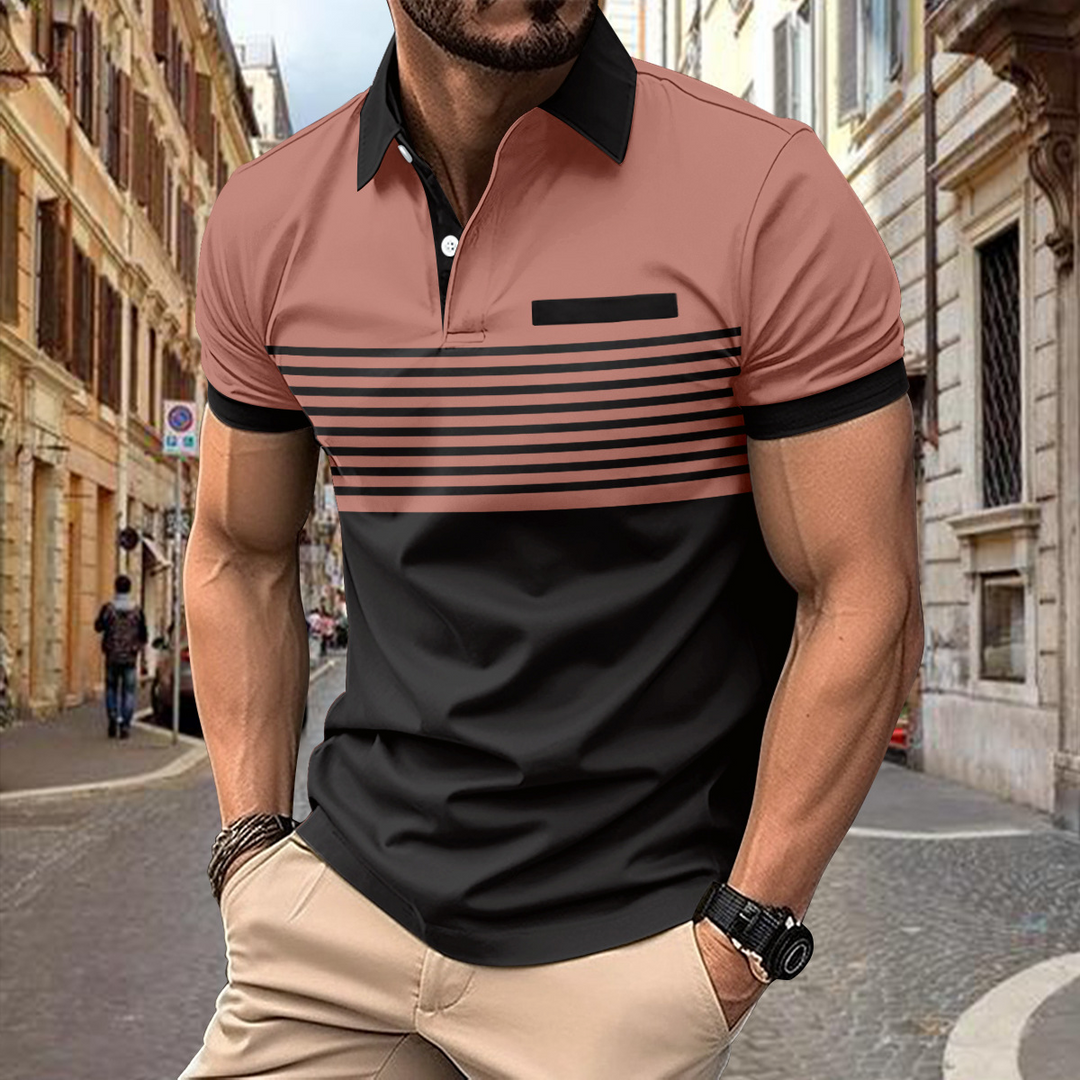 Jacob | Men's Casual Polo Shirt-Metro Lane Plaza