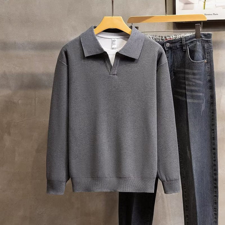Men's Classic Polo Sweater