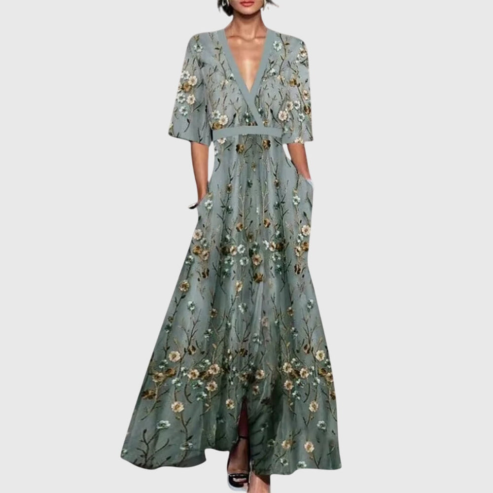 Women's Elegant Spring Dress-Metro Lane Plaza