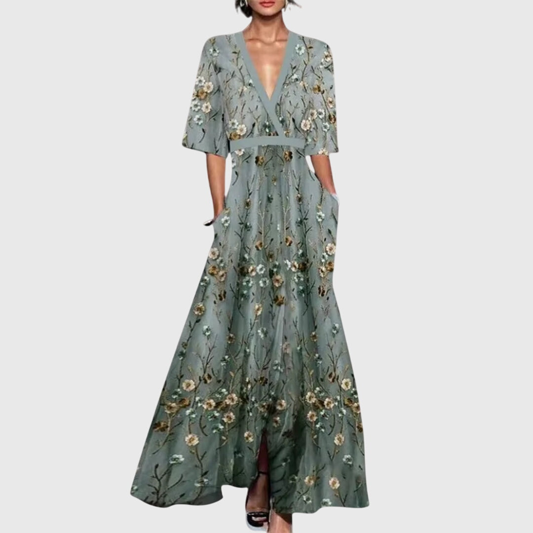 Women's Elegant Spring Dress-Metro Lane Plaza