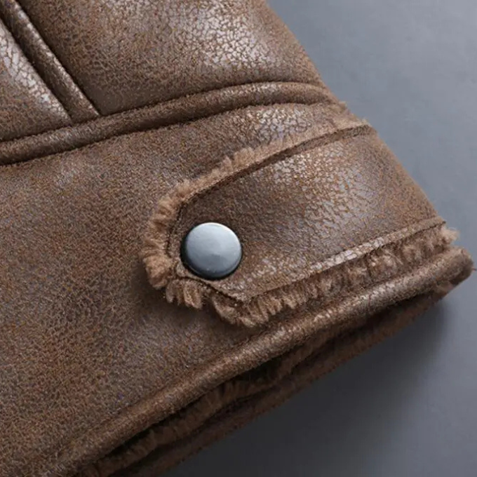 Men's Leather Frontier Coat
