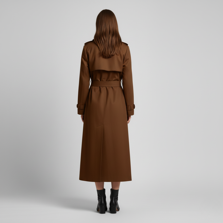 Olivia | Women's Classic Trench Coat-Metro Lane Plaza