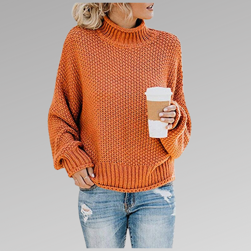 Women's Comfortable Timeless Knitted Sweater-Metro Lane Plaza