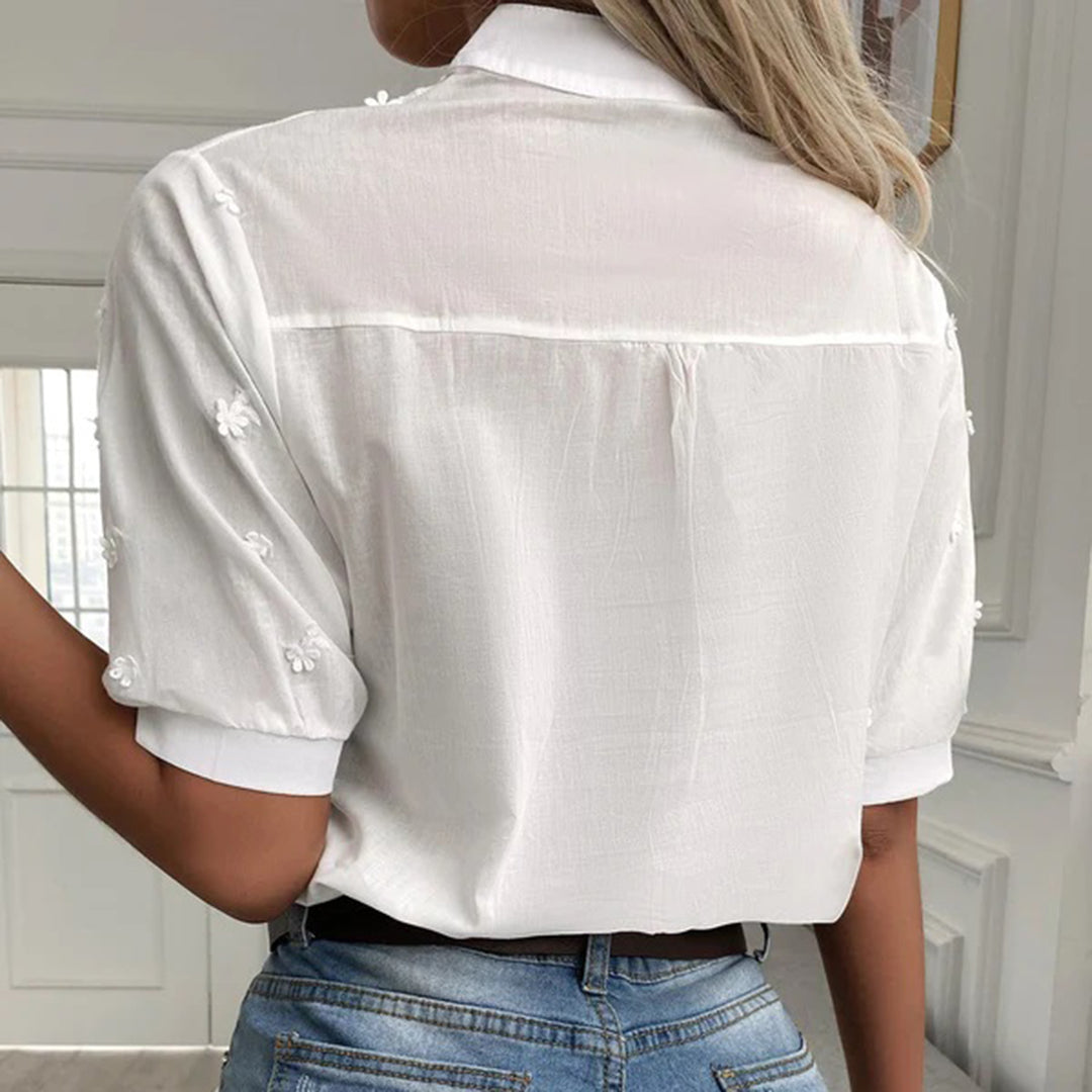 Charlotte | Women's Lace Blouse-Metro Lane Plaza