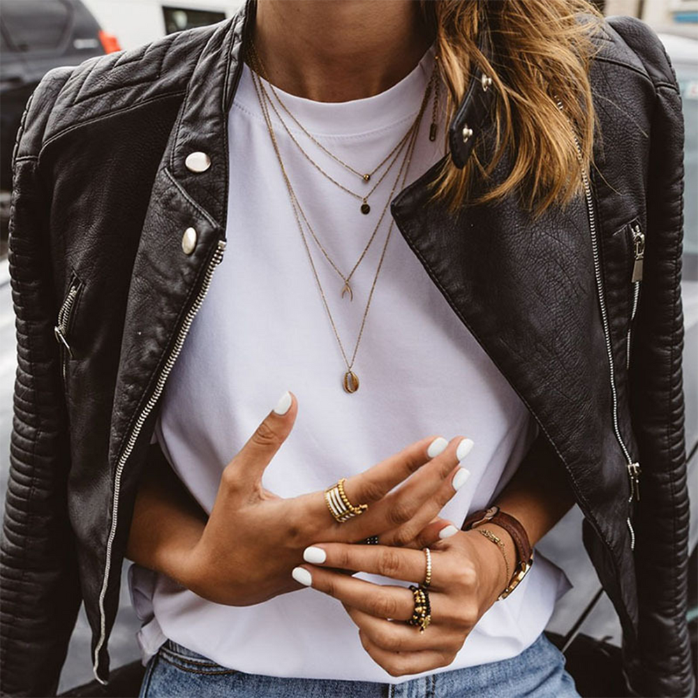 Women's Stylish Leather Summer Jacket-Metro Lane Plaza