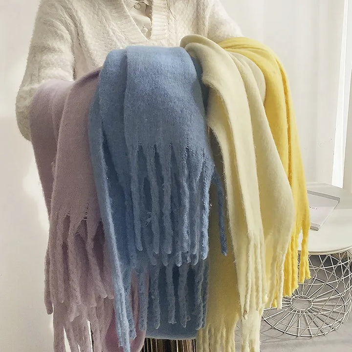 Silvy | Women's Scarf in Soft Fabric with Elegant Pastel Shades-Metro Lane Plaza