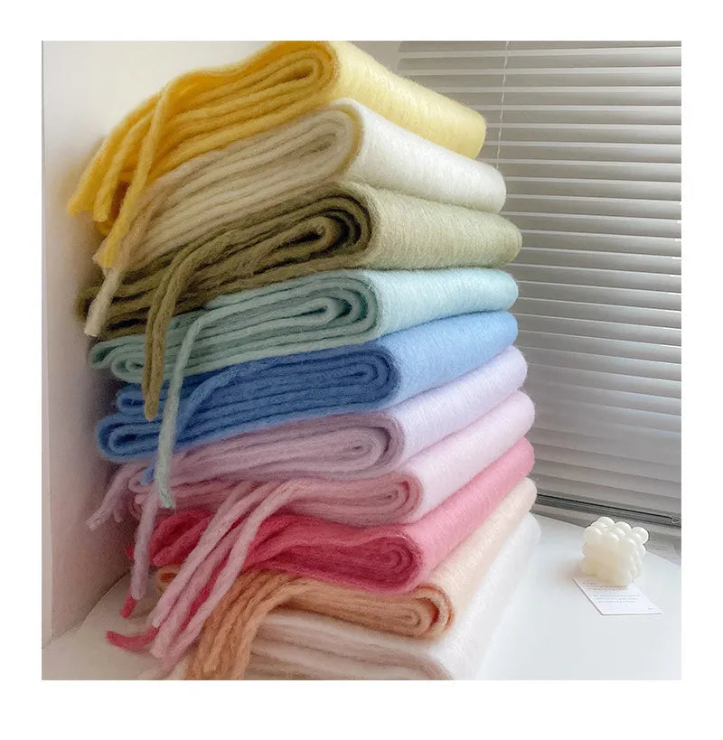 Silvy | Women's Scarf in Soft Fabric with Elegant Pastel Shades-Metro Lane Plaza