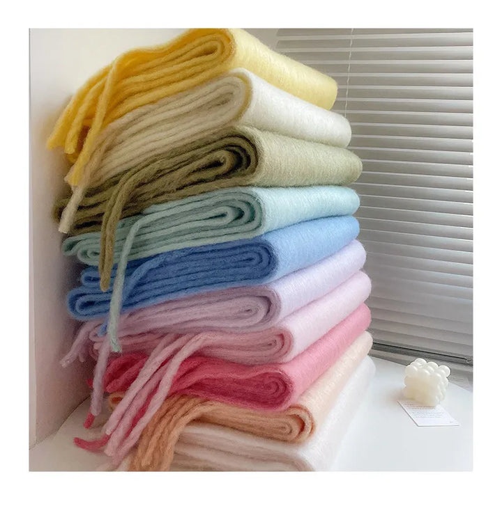 Silvy | Women's Scarf in Soft Fabric with Elegant Pastel Shades-Metro Lane Plaza