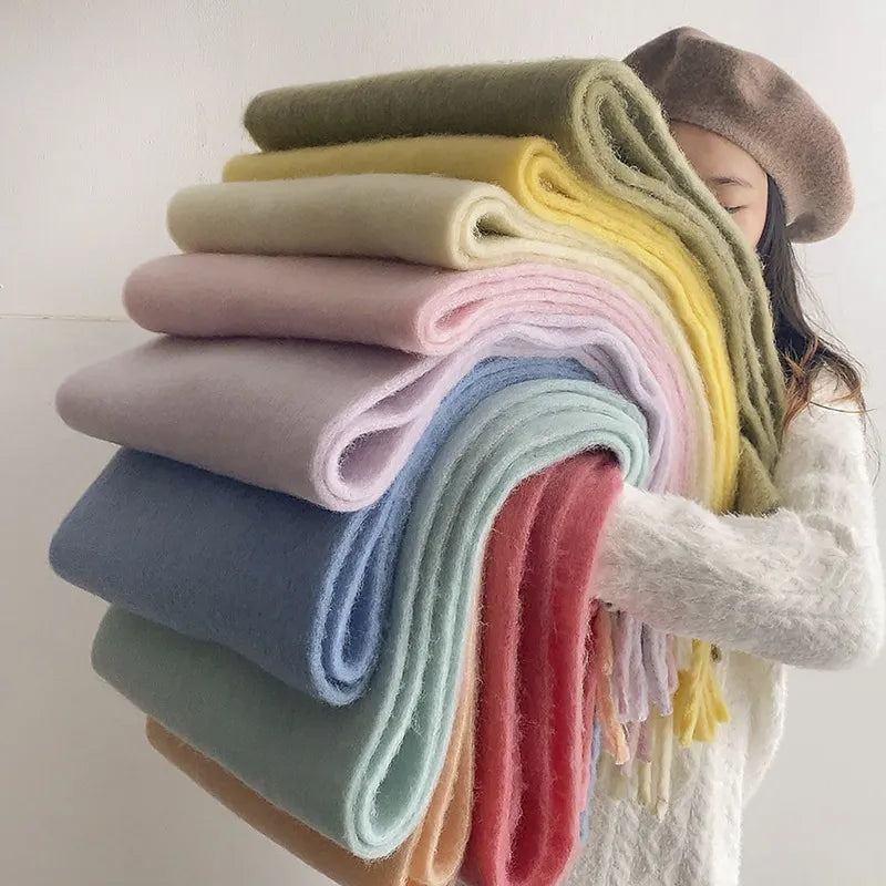 Silvy | Women's Scarf in Soft Fabric with Elegant Pastel Shades-Metro Lane Plaza