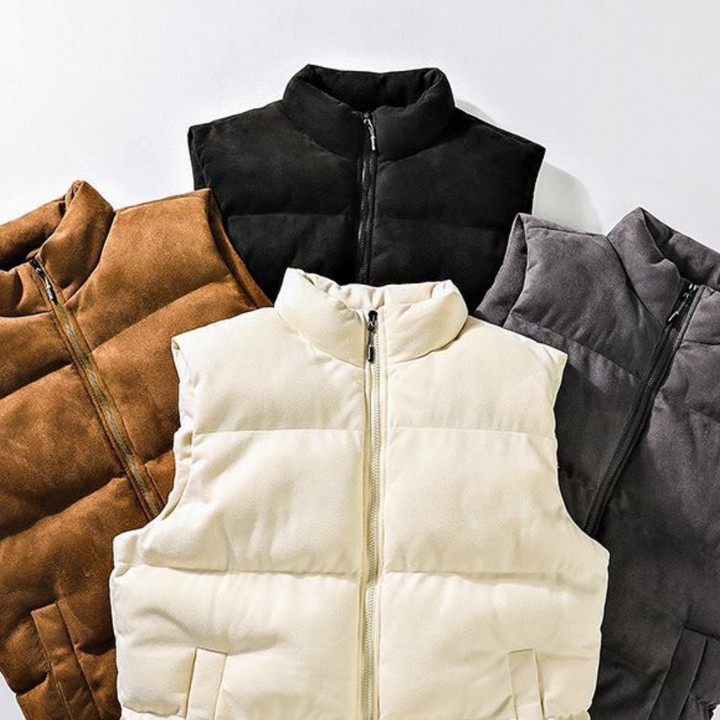 Gilet matelassé chaud pour homme, protecteur contre le froid
