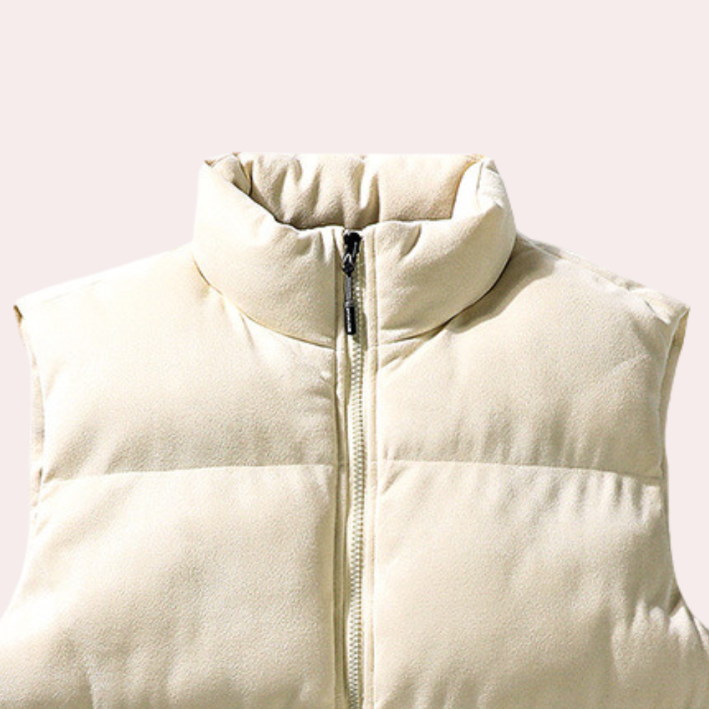 Gilet matelassé chaud pour homme, protecteur contre le froid