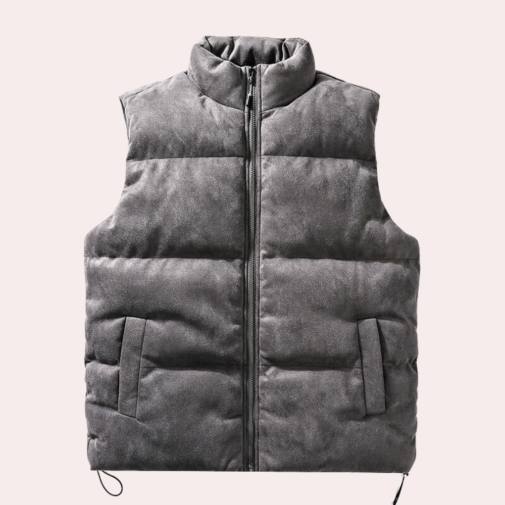 Gilet matelassé chaud pour homme, protecteur contre le froid
