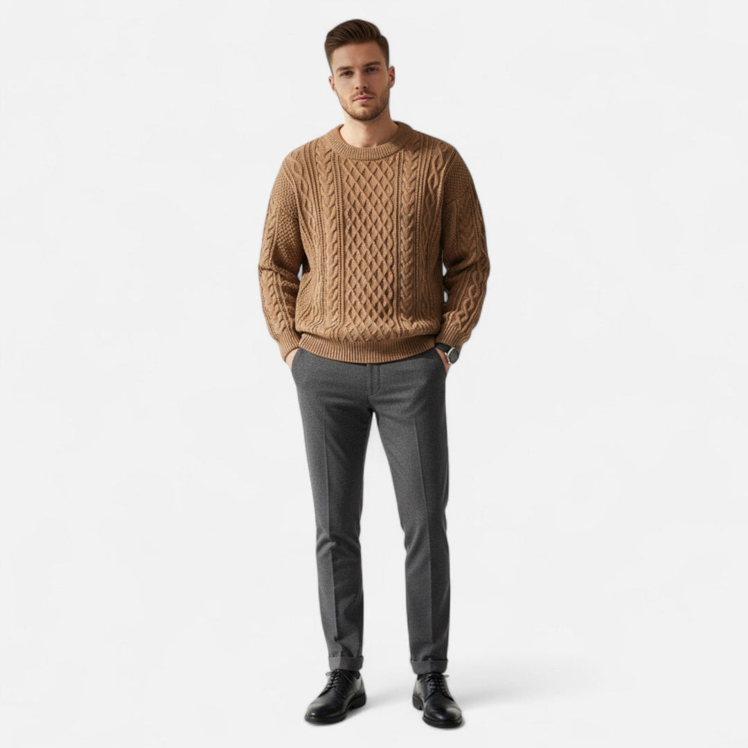 Paul | Men's Comfortable & Versatile Wool Sweater-Metro Lane Plaza