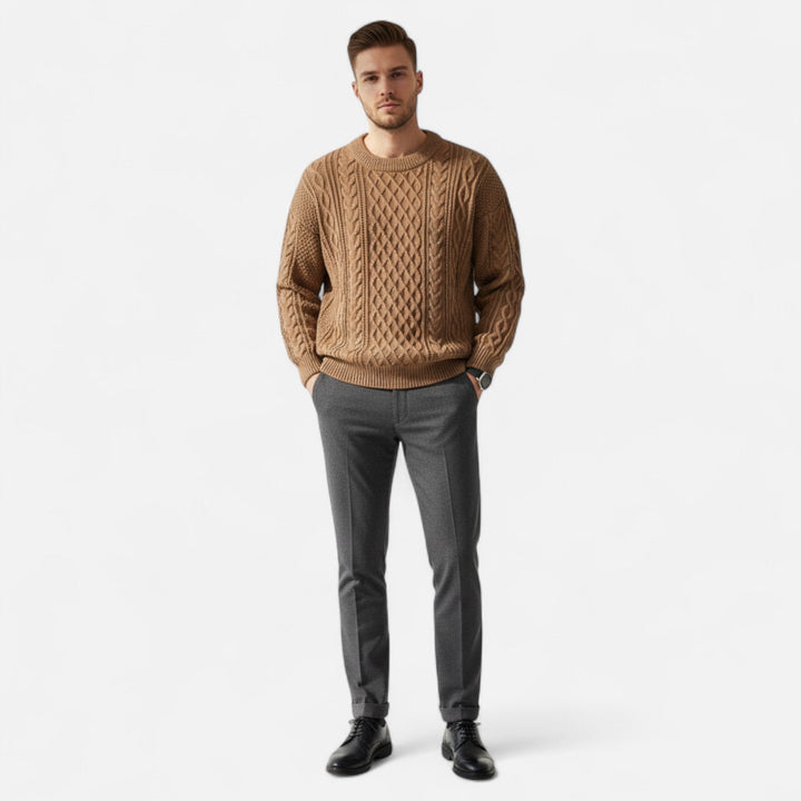 Paul | Men's Comfortable & Versatile Wool Sweater-Metro Lane Plaza