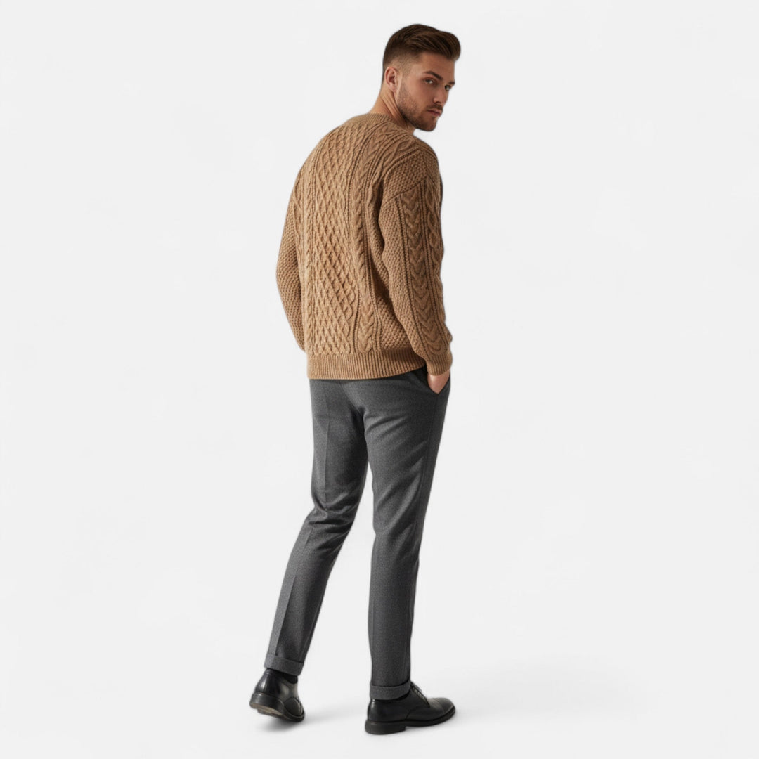 Paul | Men's Comfortable & Versatile Wool Sweater-Metro Lane Plaza