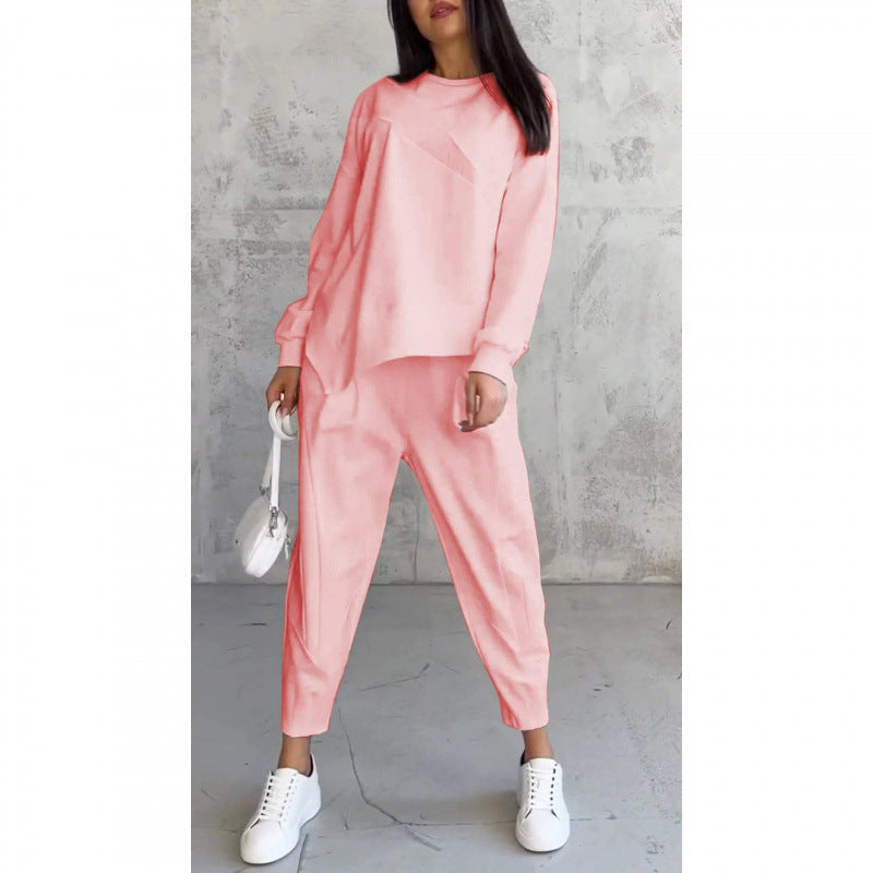 Michelle | Women's Two-Piece Casual Comfort Outfit-Metro Lane Plaza