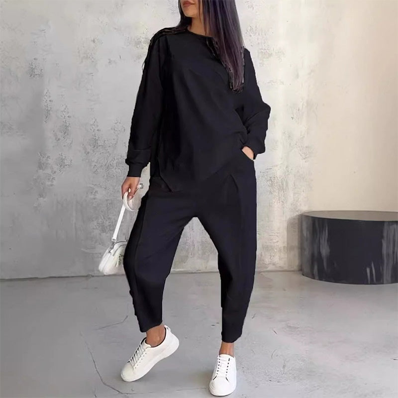 Michelle | Women's Two-Piece Casual Comfort Outfit-Metro Lane Plaza
