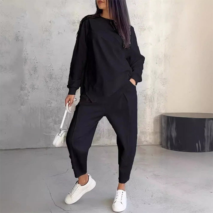 Michelle | Women's Two-Piece Casual Comfort Outfit-Metro Lane Plaza