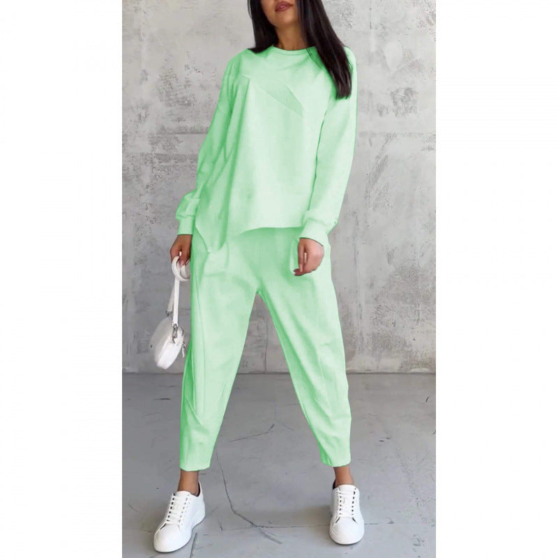 Michelle | Women's Two-Piece Casual Comfort Outfit-Metro Lane Plaza