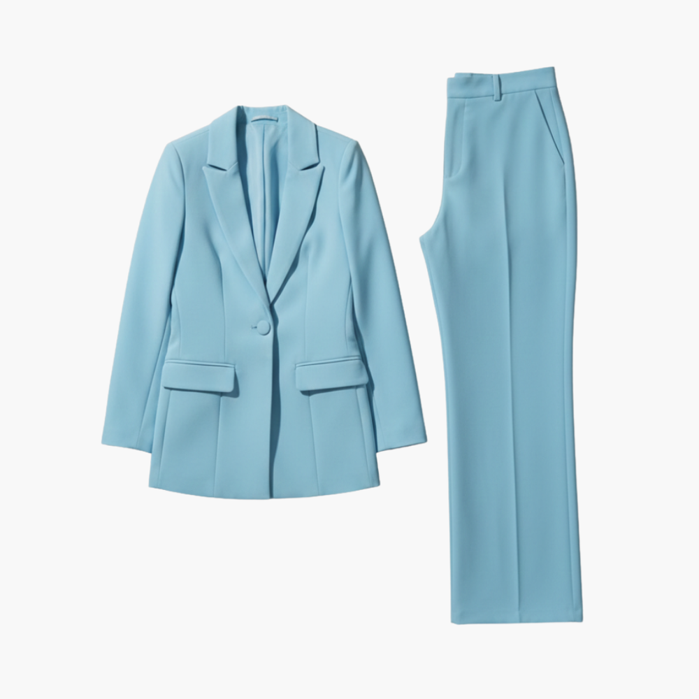 Alexandra | Women's Elegant Tailored Blazer Suit Set-Metro Lane Plaza