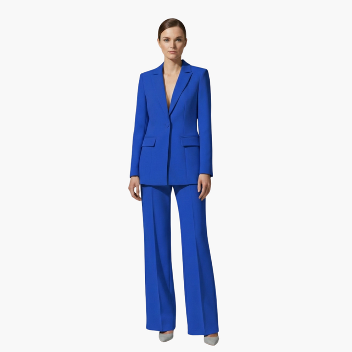 Alexandra | Women's Elegant Tailored Blazer Suit Set-Metro Lane Plaza