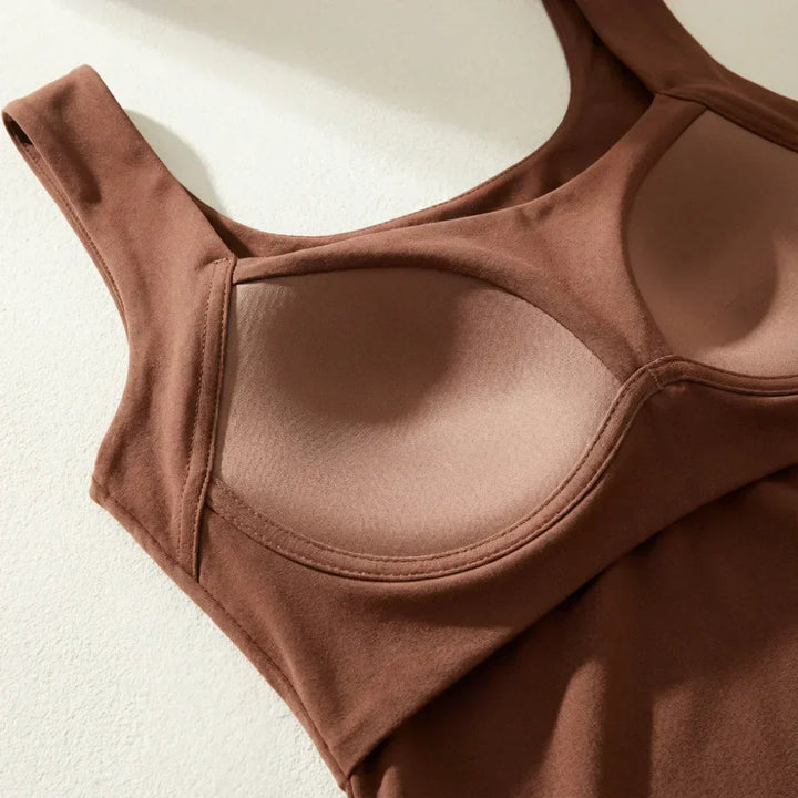 Jennifer | Women's Soft Comfortable Tank Top with Built-In Bra-Metro Lane Plaza