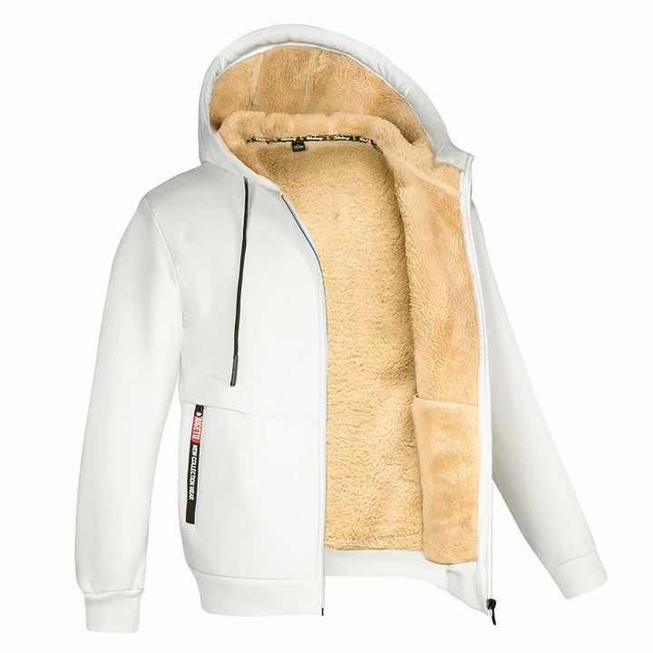 Lorenzo | Men's Warm and Stylish Fleece-Lined Jacket-Metro Lane Plaza