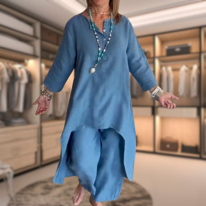 Amara | Women's Comfortable Two-Piece Outfit-Metro Lane Plaza