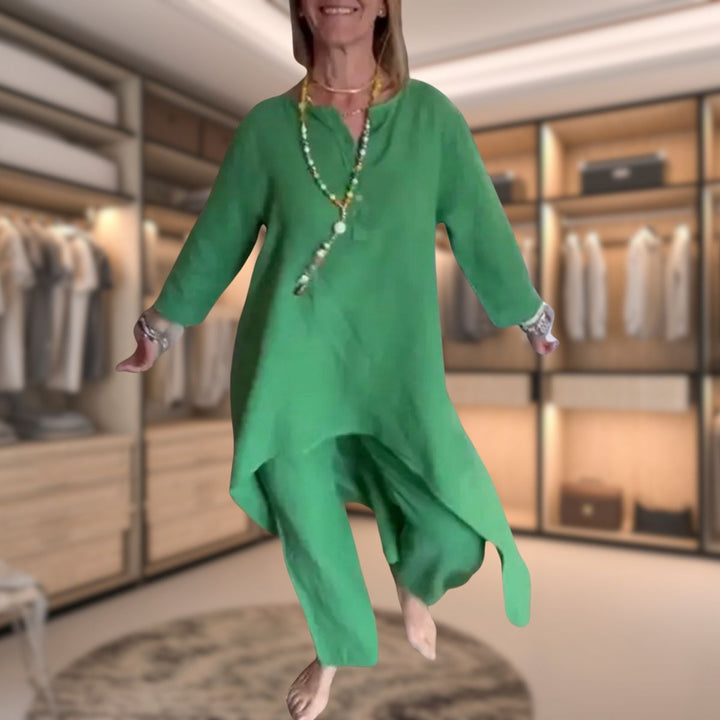Amara | Women's Comfortable Two-Piece Outfit-Metro Lane Plaza