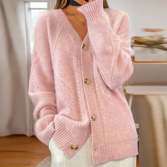 Selene | Women's Breathable Elegant Cotton Cardigan-Metro Lane Plaza