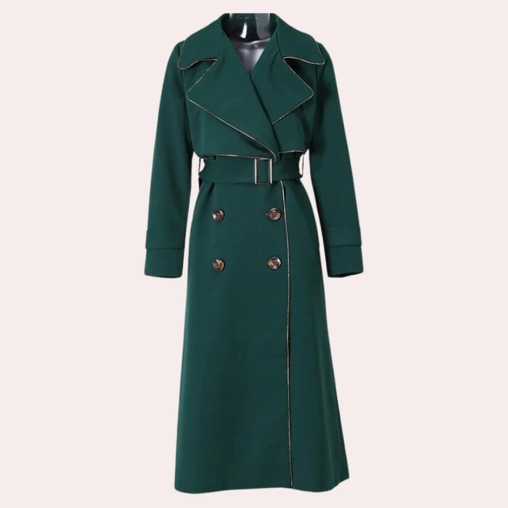 Amélie | Women's Timeless Comfortable Trench Coat-Metro Lane Plaza