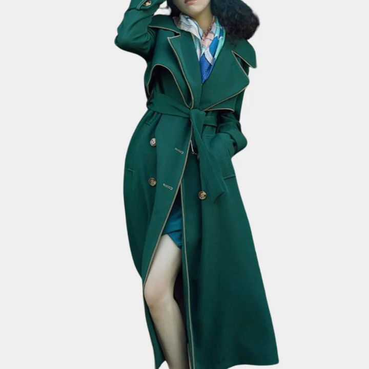 Amélie | Women's Timeless Comfortable Trench Coat-Metro Lane Plaza
