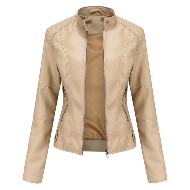 Women's Stylish Custom Leather Jacket-Metro Lane Plaza