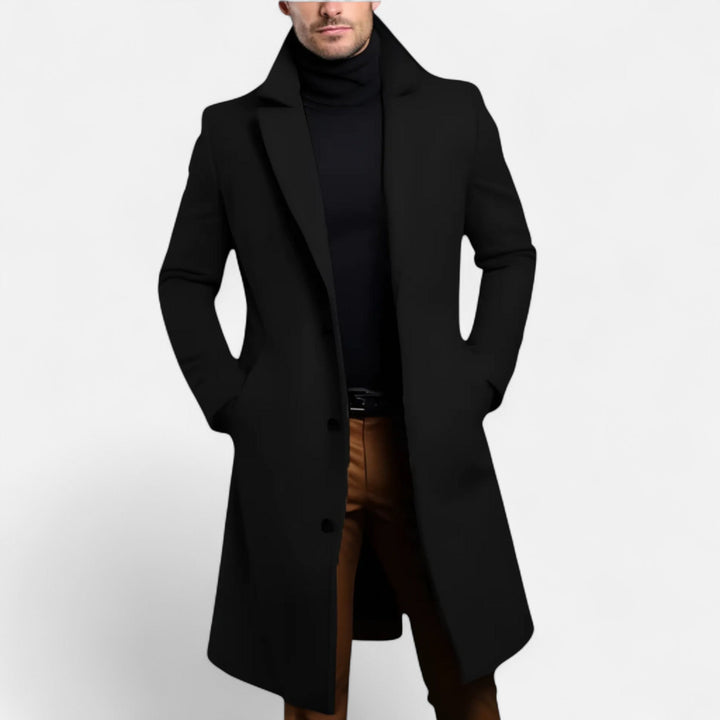 Leon | Men's Classic Elegant Warm Winter Coat-Metro Lane Plaza
