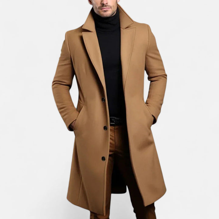 Leon | Men's Classic Elegant Warm Winter Coat-Metro Lane Plaza
