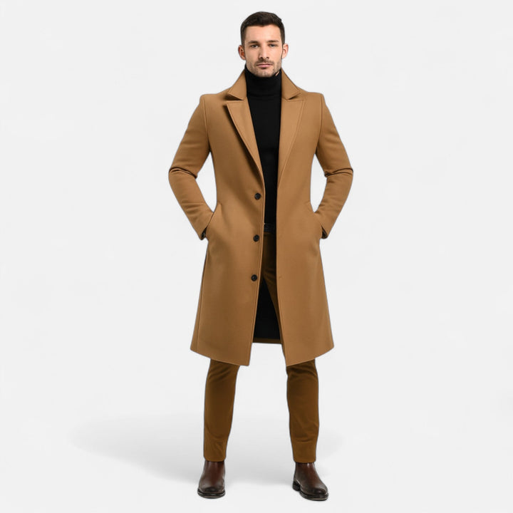 Leon | Men's Classic Elegant Warm Winter Coat-Metro Lane Plaza