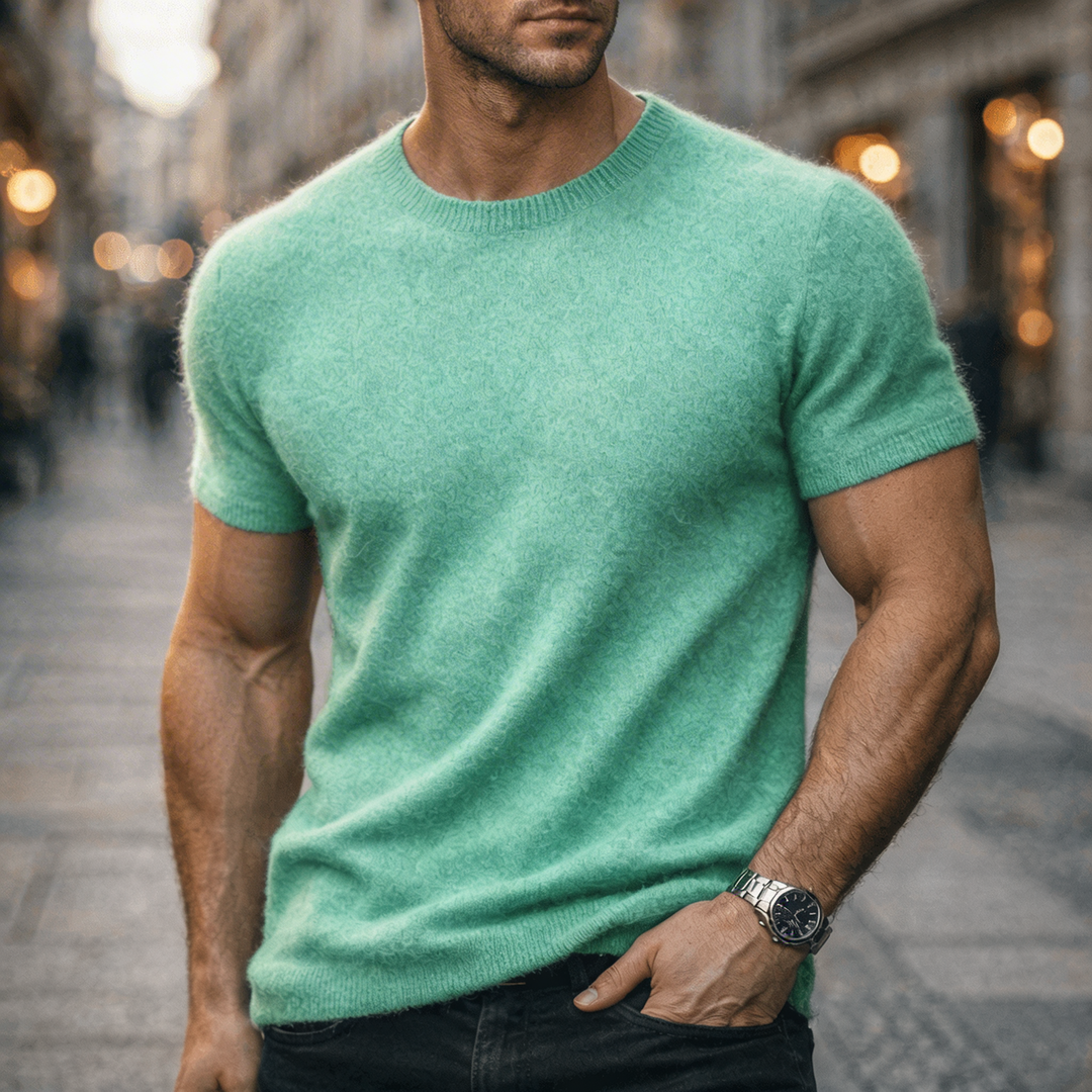 Rory | Men's Premium Cashmere Soft Tee-Metro Lane Plaza