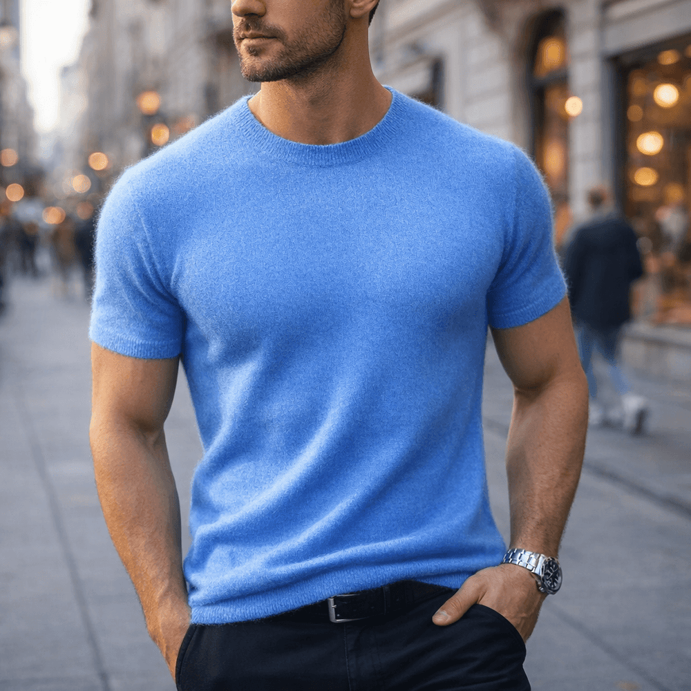 Rory | Men's Premium Cashmere Soft Tee-Metro Lane Plaza