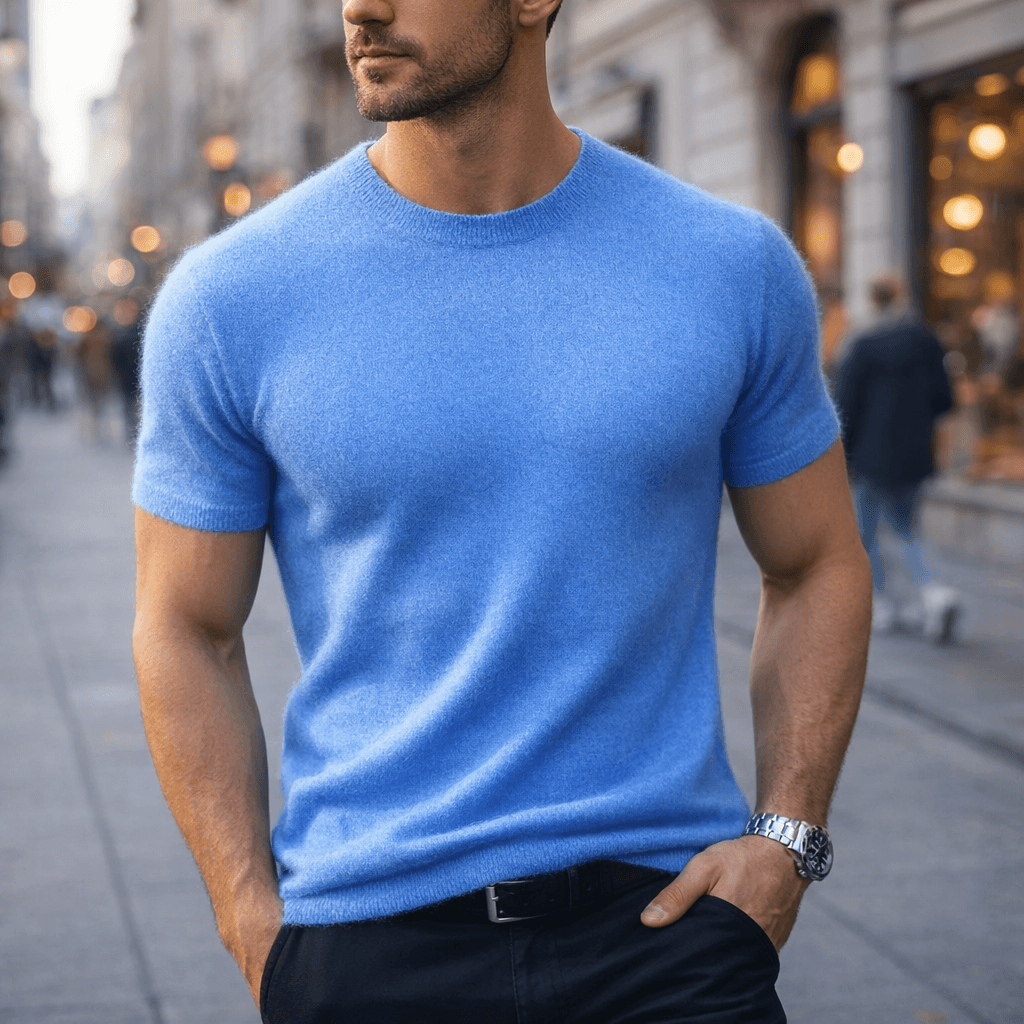 Rory | Men's Premium Cashmere Soft Tee-Metro Lane Plaza