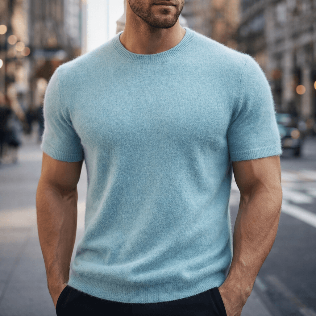 Rory | Men's Premium Cashmere Soft Tee-Metro Lane Plaza