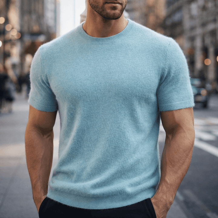 Rory | Men's Premium Cashmere Soft Tee-Metro Lane Plaza