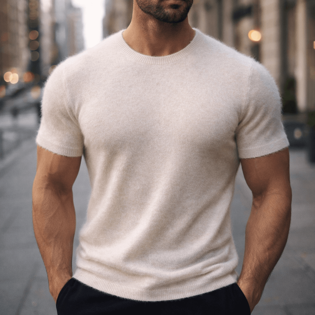Rory | Men's Premium Cashmere Soft Tee-Metro Lane Plaza