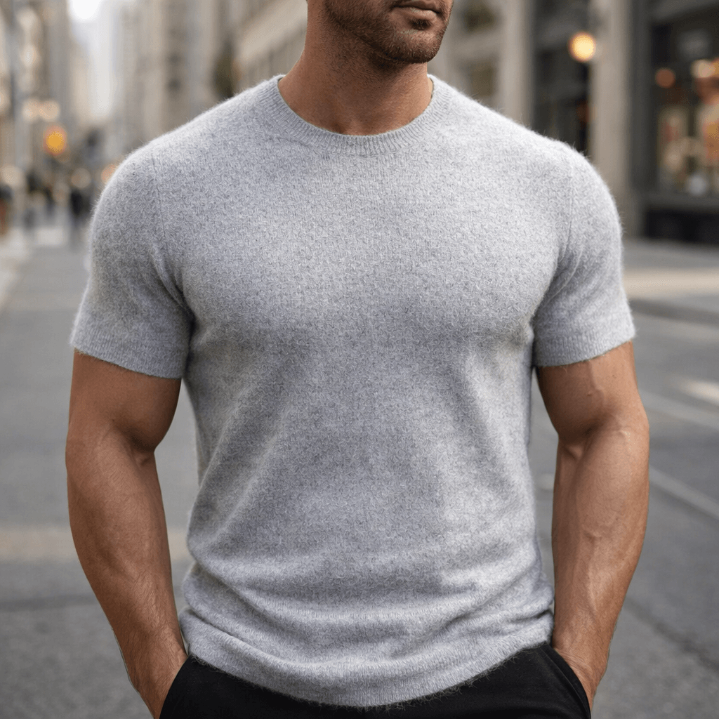 Rory | Men's Premium Cashmere Soft Tee-Metro Lane Plaza