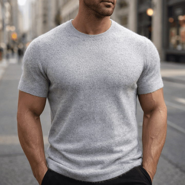 Rory | Men's Premium Cashmere Soft Tee-Metro Lane Plaza