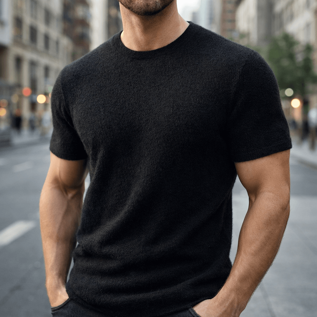 Rory | Men's Premium Cashmere Soft Tee-Metro Lane Plaza