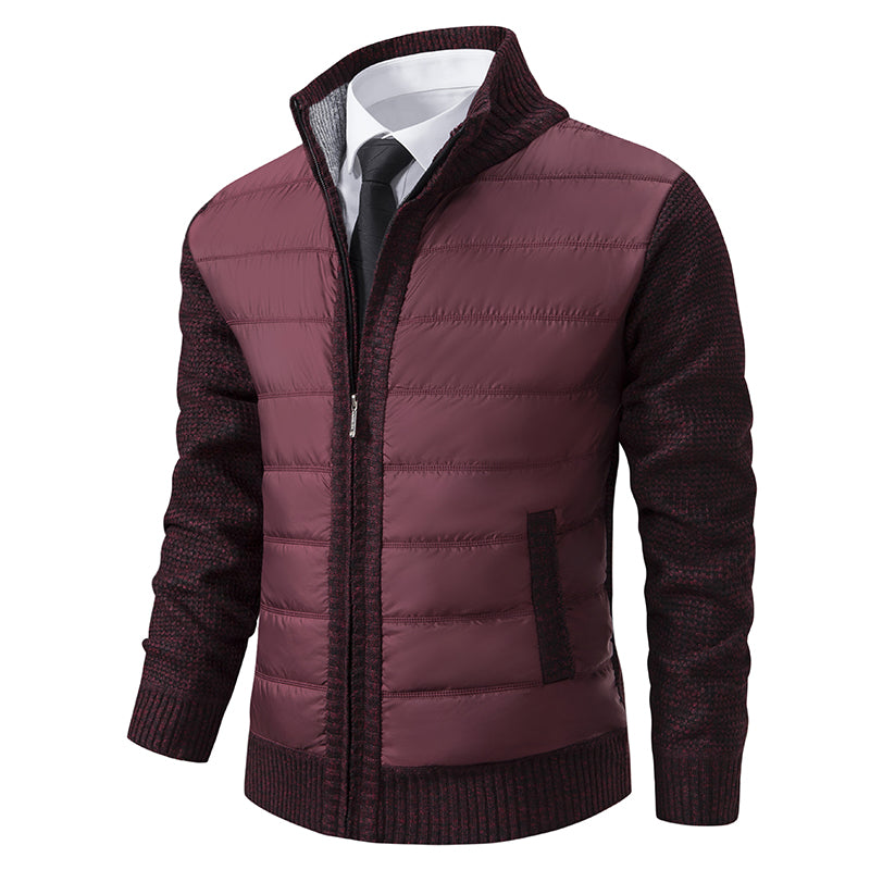 Men's Zip-Up Insulated Puffer Jacket