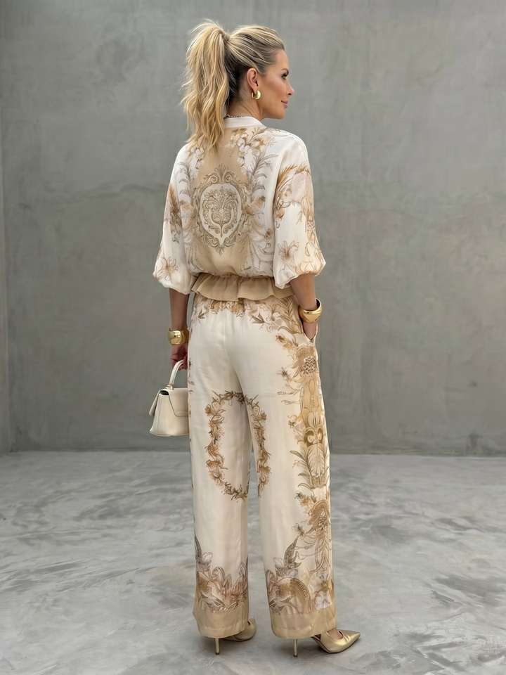 Ava | Women's Lightweight Two-Piece Matching Set-Metro Lane Plaza