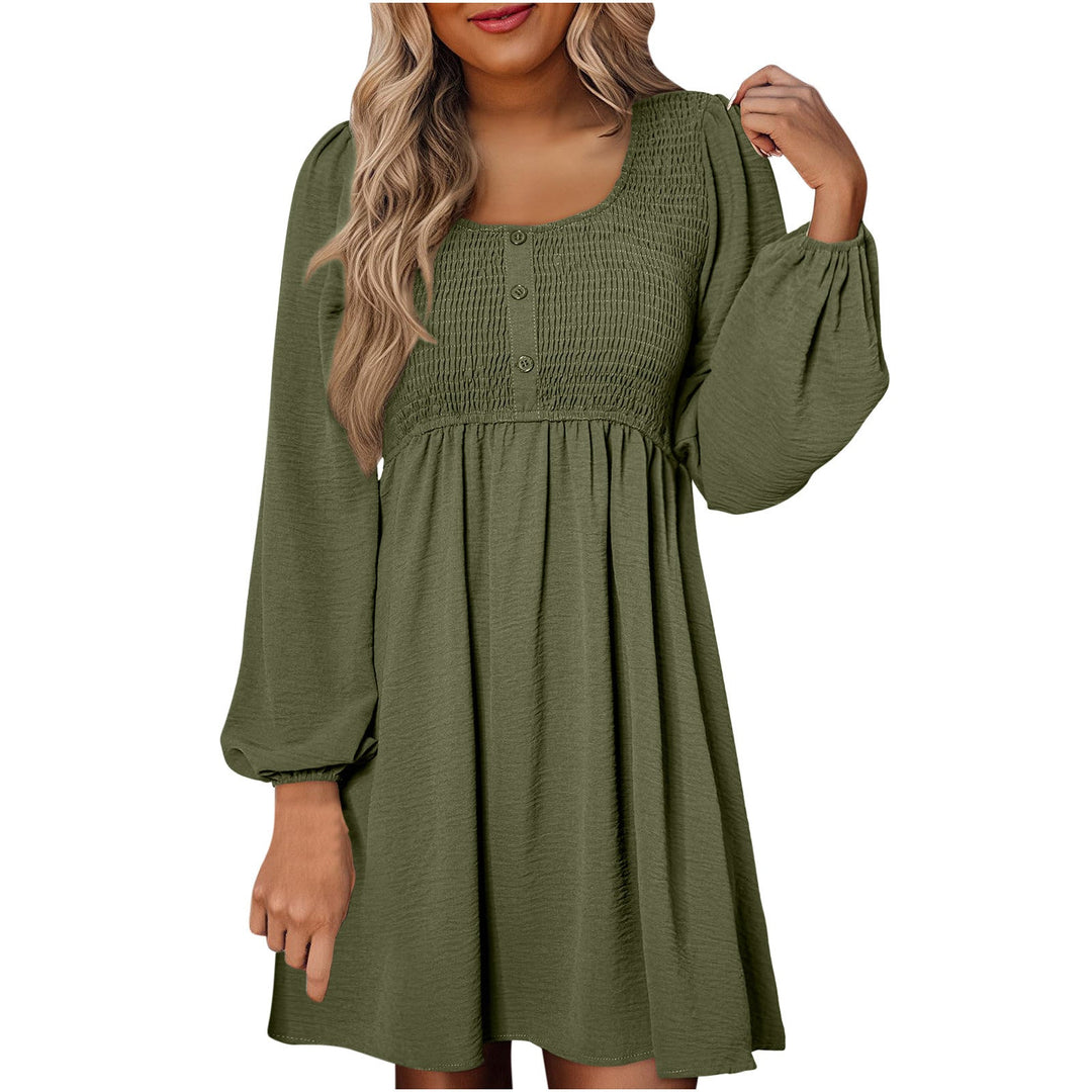 Daisy | Women's Smocked Empire-Waist Mini Dress-Metro Lane Plaza