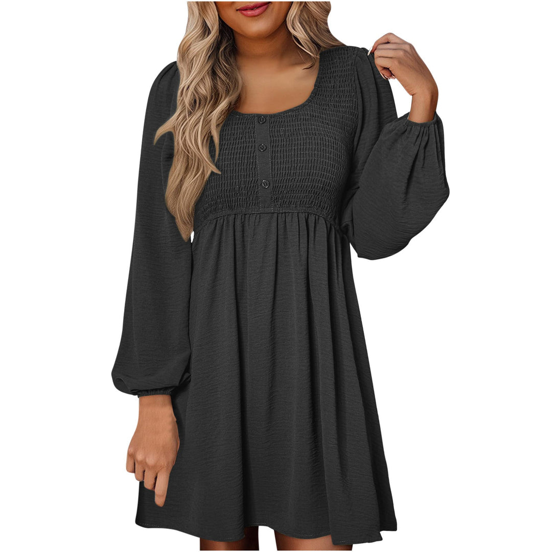 Daisy | Women's Smocked Empire-Waist Mini Dress-Metro Lane Plaza