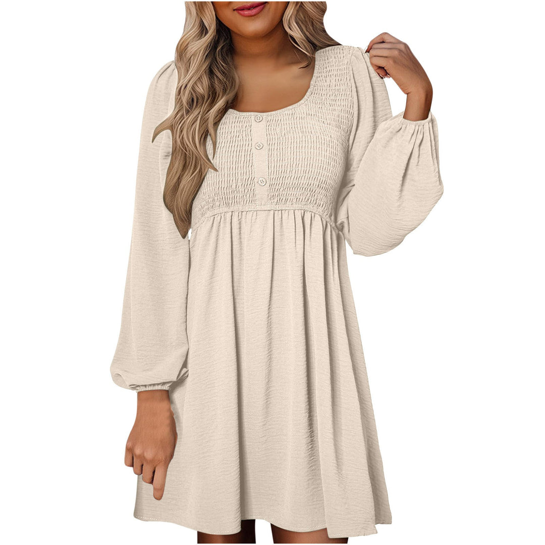 Daisy | Women's Smocked Empire-Waist Mini Dress-Metro Lane Plaza